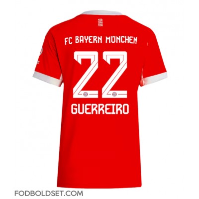 Bayern Munich Raphael Guerreiro #22 Hjemmebanetrøje Dame 2025-26 Kortærmet Bayern Munich Raphael Guerreiro #22 Hjemmebanetrøje Dame 2025-26 Kortærmet